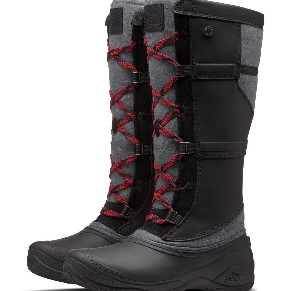 The North Face Black and Gray Winter Boots - Women's Shellista Iv Tall